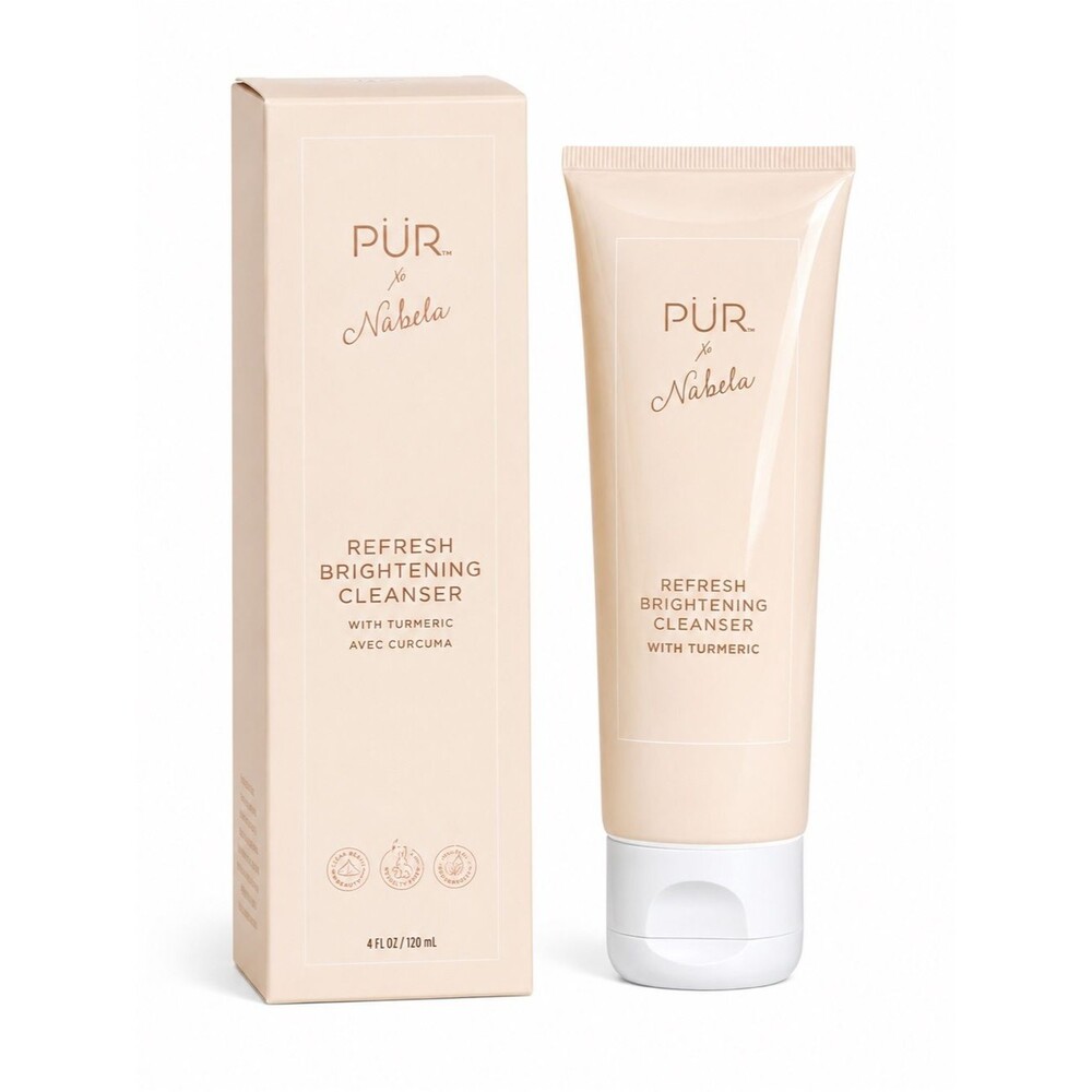 PÜR x Nabela Refresh Brightening Cleanser with Turmeric - BNIB